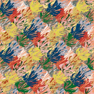 Soyut geometrik renkli seamless modeli, arka plan