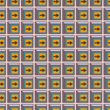 Ok düğmeleri ile Dikişsiz soyut desen