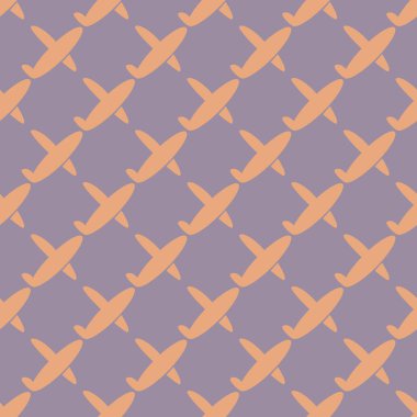 Uçakların, vektör çizim seamless modeli