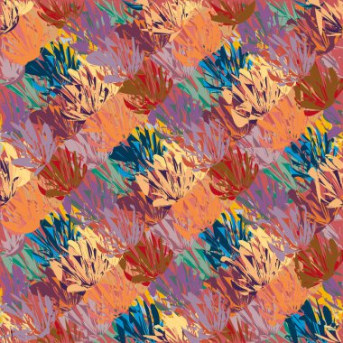 Soyut geometrik renkli seamless modeli, arka plan