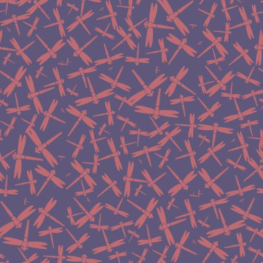 Dekoratif renkli seamless modeli ile şirin yusufçuk