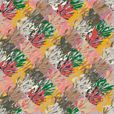 Soyut geometrik renkli seamless modeli, arka plan