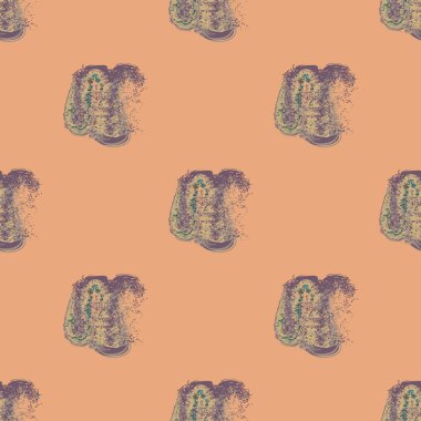 Bulutlar Dikişsiz desen şeklinde suluboya soyut leke.