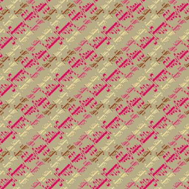 Arapça metin mutlu tatil çok renkli seamless modeli.