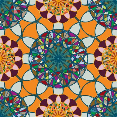  soyut geometrik Dikişsiz desen arka planı için