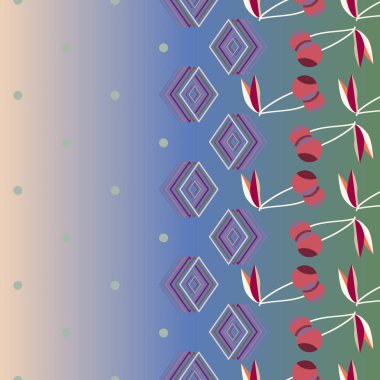 kiraz seamless modeli. Tekstil Ambalaj ve duvar kağıtları için iyi.