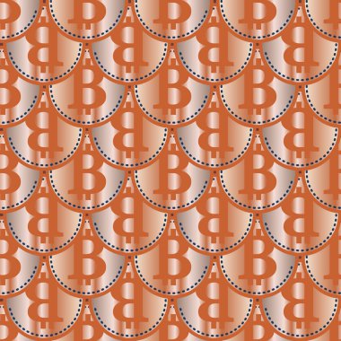 bitcoins parlak parlak pahalı sikkeleri ile Seamless modeli 