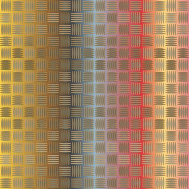 Oluklu Metal seamless modeli. Vektör çizim 