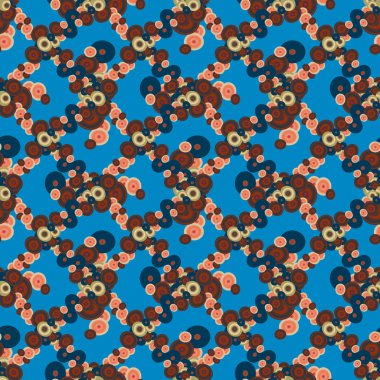 Daireler, arka plan ile geometrik seamless modeli