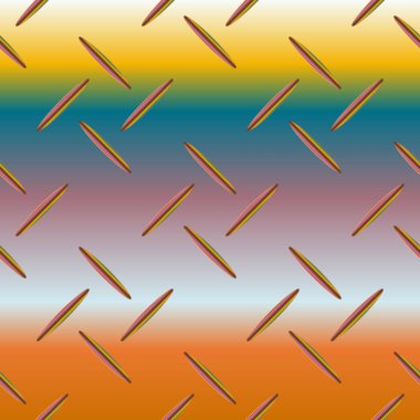 Oluklu Metal seamless modeli. Vektör çizim 