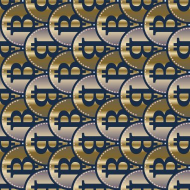 bitcoins parlak parlak pahalı sikkeleri ile Seamless modeli 