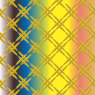 Oluklu Metal Dikişsiz desen vektör çizim.