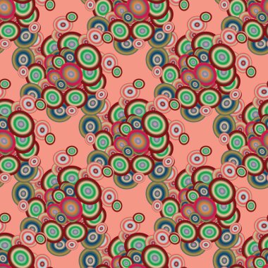 Daireler, arka plan ile geometrik seamless modeli