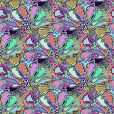 Soyut kaleydoskop renkli Dikişsiz desen arka planı için. 