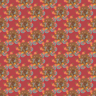 Daireler, arka plan ile geometrik seamless modeli