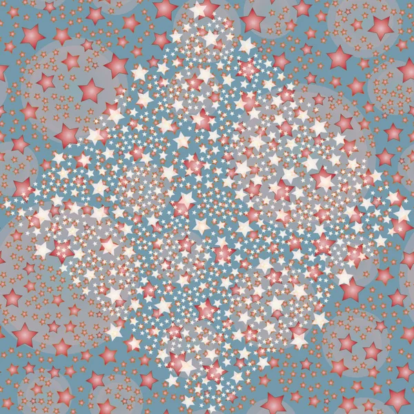 Abstrakte Geometrische Bunte Muster Mit Sternen Als Hintergrund — Stockvektor