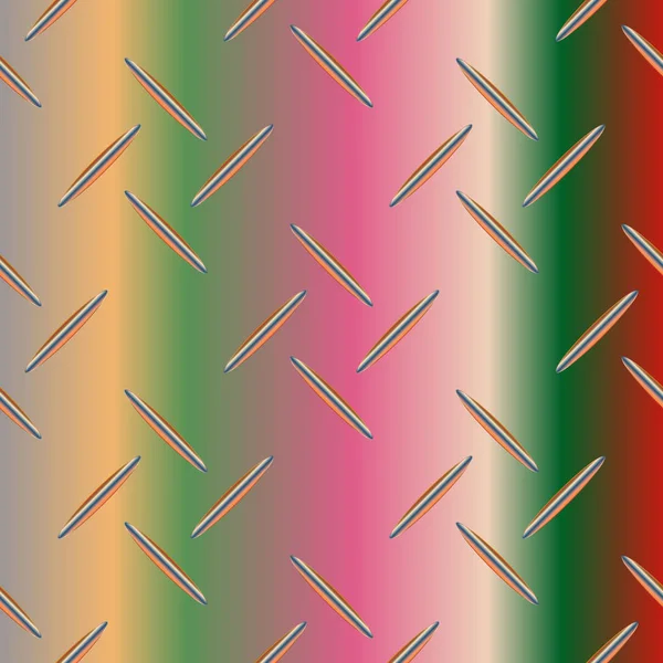 Motif Sans Couture Métal Ondulé Illustration Vectorielle — Image vectorielle