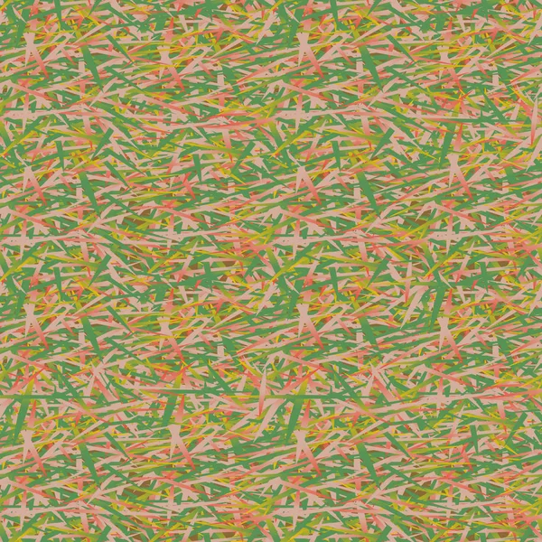 Gräs Kamouflage Sömlösa Mönster För Bakgrund — Stock vektor