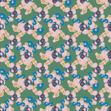 Daireler, arka plan ile geometrik seamless modeli