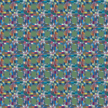 Renk seamless modeli ile işbirliği dünya küre.