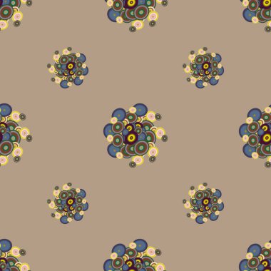 Daireler, arka plan ile geometrik seamless modeli