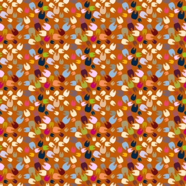 Çok renkli diş parlak Dikişsiz desen arka planı için.