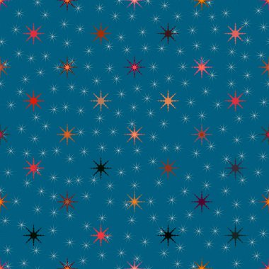 Arka plan için yıldız ile soyut geometrik renkli desen.