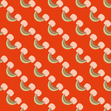 Gökkuşağı seamless modeli. Gökkuşağı Dizayn Tekstil, iç tasarım, keten, vb için. Şirin soyut çocuklar arka plan.