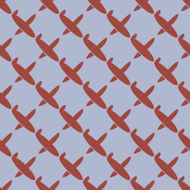 Uçakların, vektör çizim seamless modeli