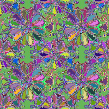 Soyut kaleydoskop renkli Dikişsiz desen arka planı için. 