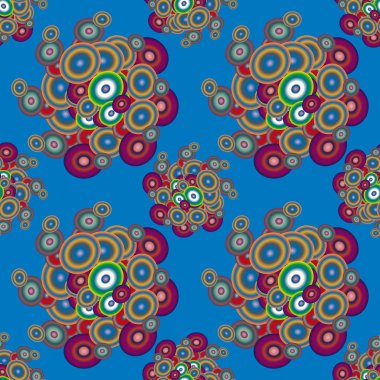 Daireler, arka plan ile soyut seamless modeli