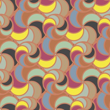 soyut geometrik renk desenli vektör çizimi