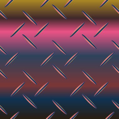 Oluklu Metal seamless modeli. Vektör çizim 