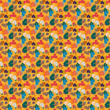 çizgi film kamp çadırları ile renk seamless modeli