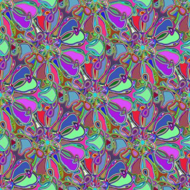 Soyut kaleydoskop renkli Dikişsiz desen arka planı için. 