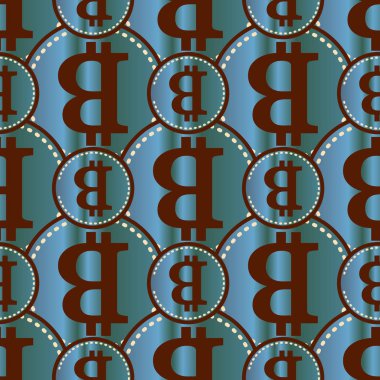 bitcoins parlak parlak pahalı sikkeleri ile Seamless modeli 