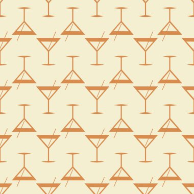 Tropik kokteyller renkli seamless modeli