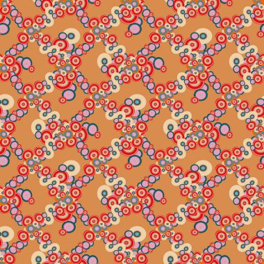 Daireler, arka plan ile soyut seamless modeli