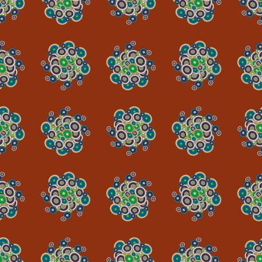 Daireler, arka plan ile soyut seamless modeli