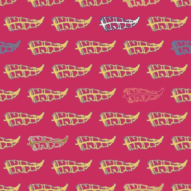 Tüyler, vektör çizim ile zemin 