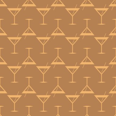 Tropik kokteyller renkli seamless modeli