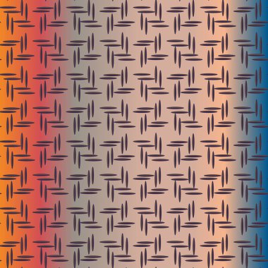 Oluklu Metal Dikişsiz desen vektör çizim.