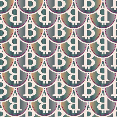 bitcoins parlak parlak pahalı sikkeleri ile Seamless modeli 