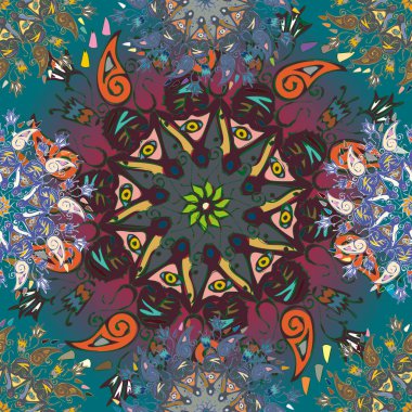 Arkaplan için soyut geometrik renkli desen. vektör illüstrasyonu 