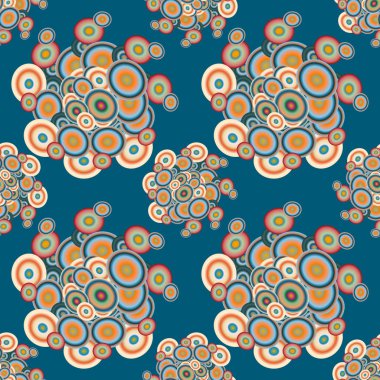 Daireler, arka plan ile soyut seamless modeli