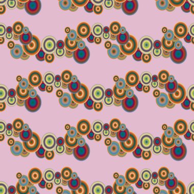 Daireler, arka plan ile soyut seamless modeli