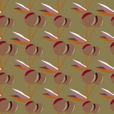 kiraz seamless modeli. Tekstil Ambalaj ve duvar kağıtları için iyi.