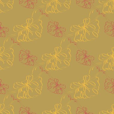 Çok renkli yay ve kurdeleler parlak seamless modeli.