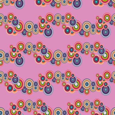 Daireler, arka plan ile soyut seamless modeli