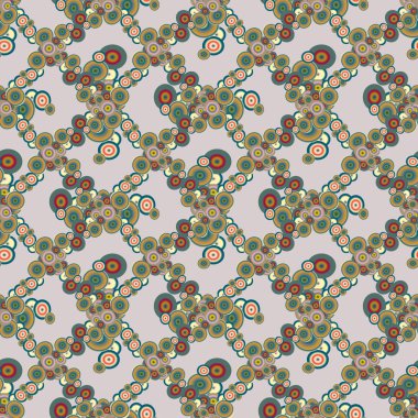 Daireler, arka plan ile soyut seamless modeli